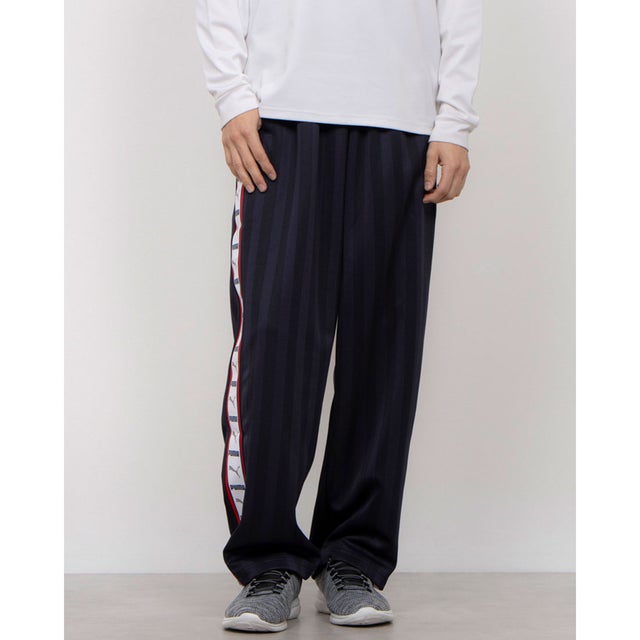 メンズ ジャージパンツ SHADOW STRIPE ニットパンツ_ 527755 （New Navy-White）
