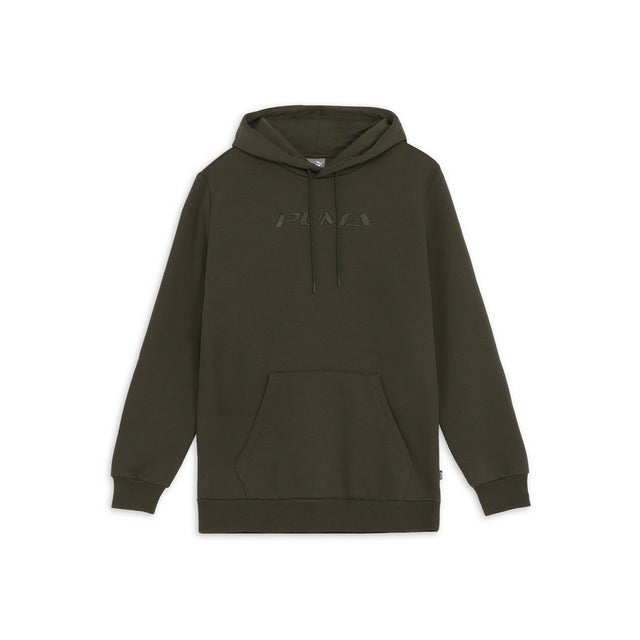 メンズ トーナル グラフィック フーディー （Dark Olive）