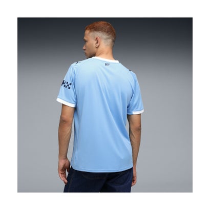 メンズ 2025ー26 マンチェスター シティFC ホーム レプリカ 半袖 ユニフォーム （Team Light Blue-PUMA White）｜詳細画像