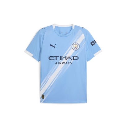 メンズ 2025ー26 マンチェスター シティFC ホーム レプリカ 半袖 ユニフォーム （Team Light Blue-PUMA White）｜詳細画像