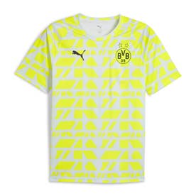 PUMA ドルトムント 25/26 プレマッチ シャツ 半袖(シルバー×イエロー