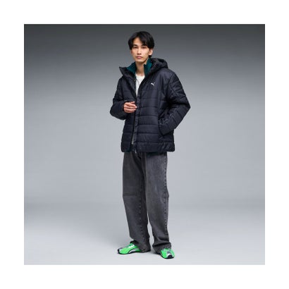 メンズ ESS フーデッド パデッド ジャケット （PUMA Black）｜詳細画像