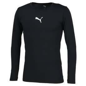 PUMA プーマ コンプレッション クルーネック LS シャツ(パープル