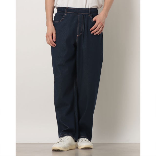 メンズ ライフスタイルロングパンツ ESS ELEVATED デニム ライク PT  693737 （Navy）