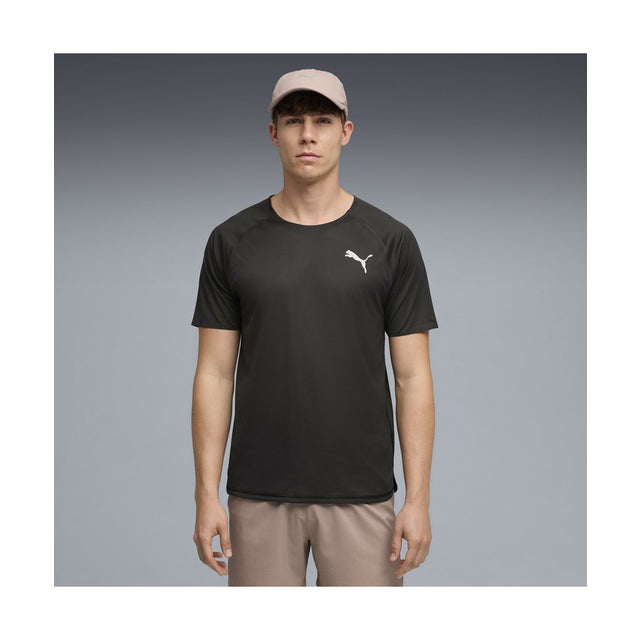 メンズ ランニング ライトスピード 半袖 Tシャツ M LIGHTSPEED SS （Black）