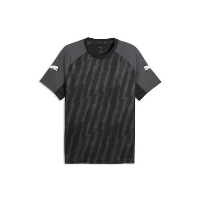 メンズ サッカー INDIVILIGA グラフィック 半袖 シャツ individualLIGA Graph Jersey （Mineral Cobalt-Vapor Gray-Mint Jelly）｜詳細画像