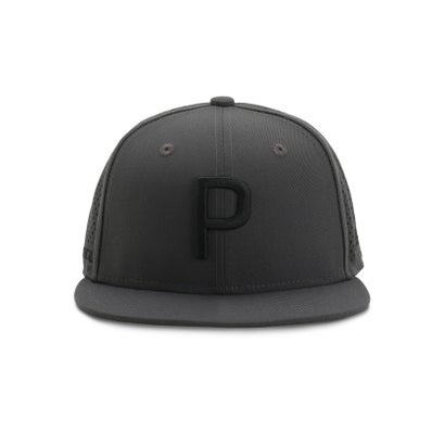 メンズ ゴルフ PUMA x NEW ERA 9FIFTY P キャップ PUMAxNEWERA 9FIFTY P CAP （Gray Echo）｜詳細画像