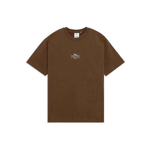 メンズ ゴルフ x GGNC ワイルドフラワー 半袖 Tシャツ GGNC Wildflower T-Shirt （Fudge）