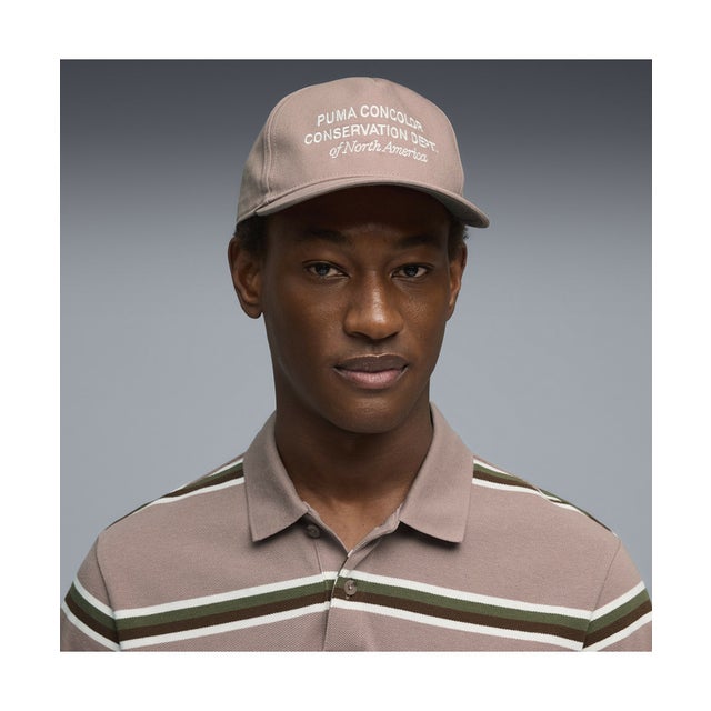 メンズ ゴルフ x GGNC 5パネル キャップ Puma x GGNC 5 Panel Cap （Sandstone）