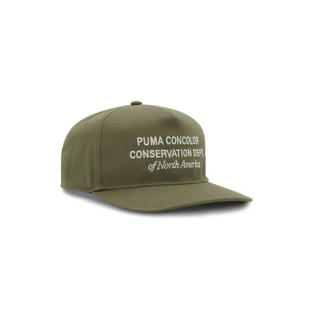 メンズ ゴルフ x GGNC 5パネル キャップ Puma x GGNC 5 Panel Cap （Dark Sage）
