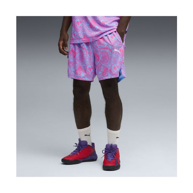 メンズ バスケットボール フレイグラント ファウル AOP 6インチ ショーツ 2 Flag Foul AOP 6 Shorts 2 （Vibrant Blue-AOP）