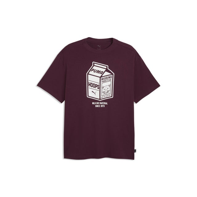 メンズ バスケットボール ジュニア ヴァーシティ 半袖 Tシャツ VII JUNIOR VARSITY Tee VII （Ruby Noir）