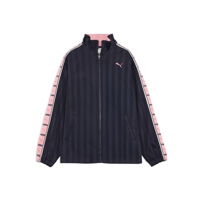 /メンズ/SHADOW STRIPE ニットジャケット （NEW NAVY - PINK）