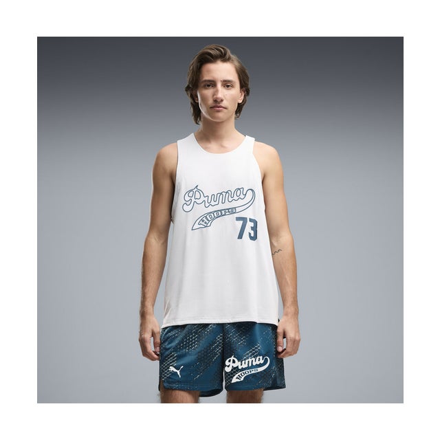 メンズ バスケットボール チーム ROAR AOP ノースリーブ ジャージ TEAM ROAR AOP Jersey （Midnight Petrol-White-AOP）