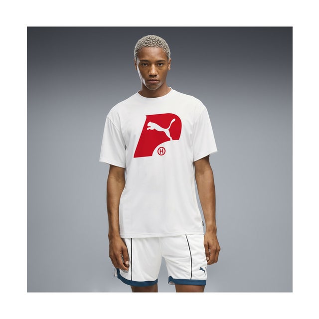 メンズ バスケットボール チーム ROAR 半袖 Tシャツ I TEAM ROAR Training AOP Tee （White）