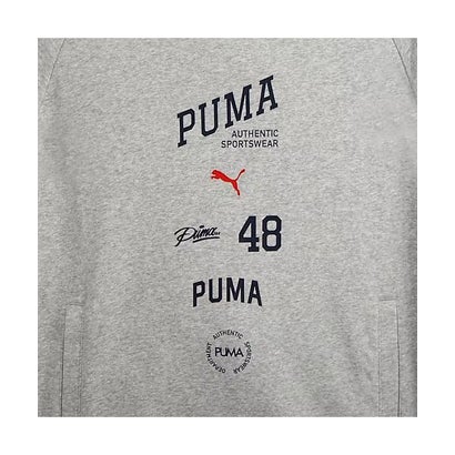 プーマ PUMA プーマ/メンズ/ESS ELEVATED MX ロゴフーディー （LIGHT GRAY HEATHER）｜詳細画像