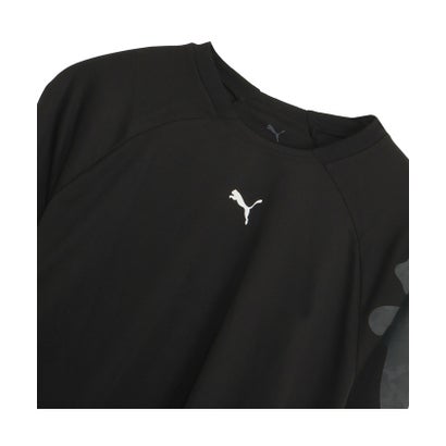 メンズ トレーニング ロゴ AOP 長袖 Tシャツ LOGO AOP LS TEE （Galactic Gray）｜詳細画像