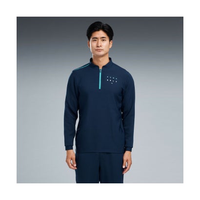 メンズ ゴルフ FOG ハーフジップ ミドラー 長袖 シャツ HALF ZIP MIDDLER L/S （Mint Tea）｜詳細画像