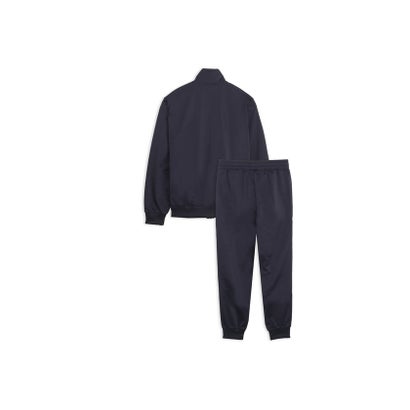 メンズ ポリ カラーブロック スーツ 上下セット Poly Colorblock Suit （New Navy）｜詳細画像