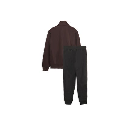 メンズ ポリ カラーブロック スーツ 上下セット Poly Colorblock Suit （PUMA Black）｜詳細画像