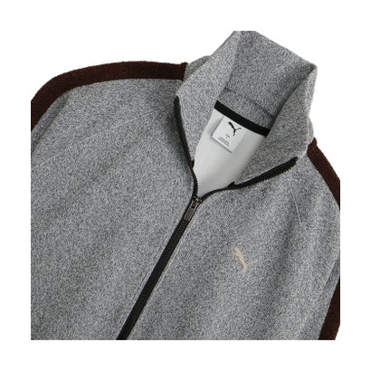 メンズ ESS エレベーテッド ニット トラックジャケット ESS ELEVATED TRACK JACKET （PUMA Black）｜詳細画像
