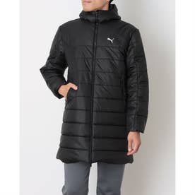 メンズ ベンチコート ESS フーデッド パデッド パーカー  690926 （Black）