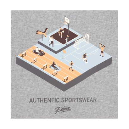 プーマ PUMA ESS ELEVATED MX グラフィッククルー  638540 （93 TOTALLYTAUPE）｜詳細画像