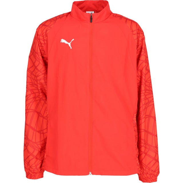 サッカー チームファイナル TEAMFINAL ウラトリコット ウーブン JKT メンズ ジャケット アウター ウィンドブレーカー （01 PUMARED）