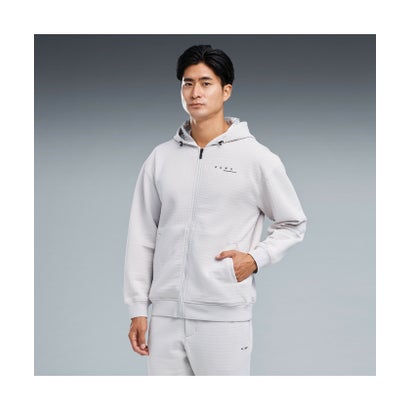 メンズ ゴルフ FOG ウォーム ジップ フーディ SWEAT ZIP HOODY JACKET （PUMA Black）｜詳細画像