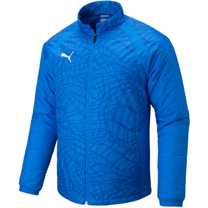 プーマ PUMA サッカー チームファイナル TEAMFINAL パテッド ウーブン JKT メンズ ジャケット アウター ウィンドブレーカー 防風 中 （03 PUMABLACK）｜詳細画像