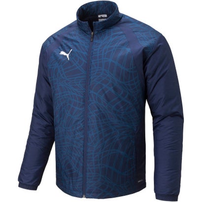 プーマ PUMA サッカー チームファイナル TEAMFINAL パテッド ウーブン JKT メンズ ジャケット アウター ウィンドブレーカー 防風 中 （03 PUMABLACK）｜詳細画像