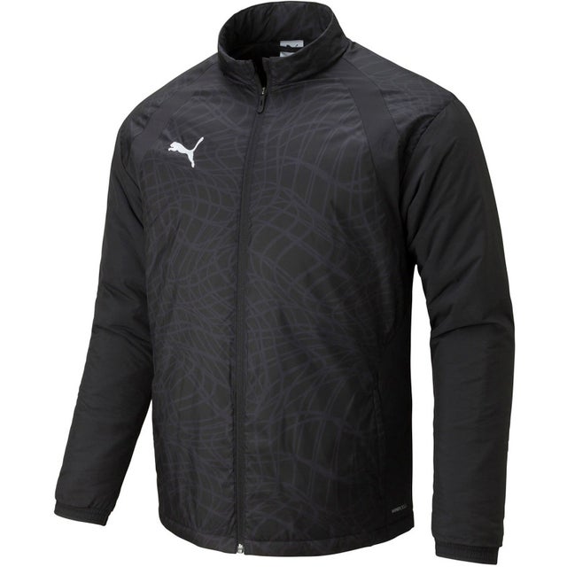 サッカー チームファイナル TEAMFINAL パテッド ウーブン JKT メンズ ジャケット アウター ウィンドブレーカー 防風 中 （03 PUMABLACK）