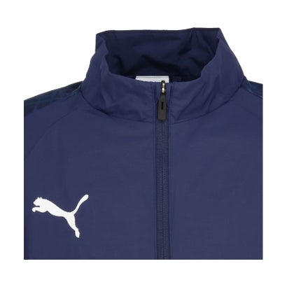 プーマ PUMA サッカー チームファイナル TEAMFINAL ウラトリコット ウーブン JKT メンズ ジャケット アウター ウィンドブレーカー （06 PUMANAVY）｜詳細画像