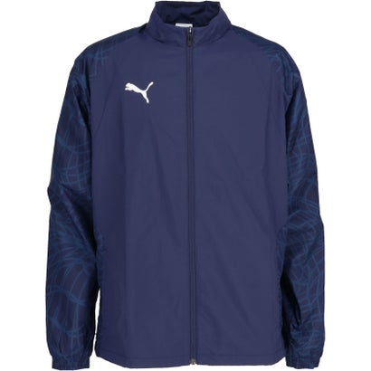 プーマ PUMA サッカー チームファイナル TEAMFINAL ウラトリコット ウーブン JKT メンズ ジャケット アウター ウィンドブレーカー （06 PUMANAVY）｜詳細画像