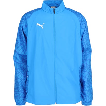 プーマ PUMA サッカー チームファイナル TEAMFINAL ウラトリコット ウーブン JKT メンズ ジャケット アウター ウィンドブレーカー （06 PUMANAVY）｜詳細画像