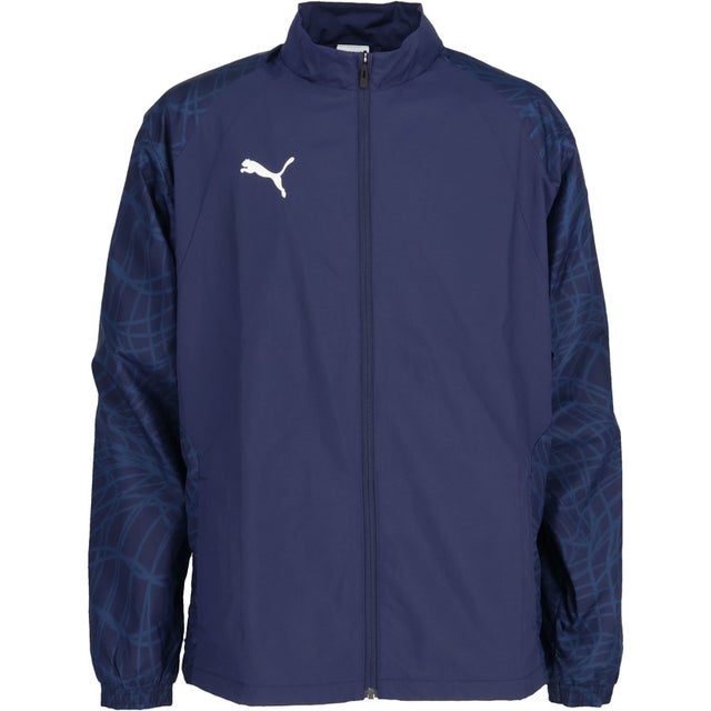 サッカー チームファイナル TEAMFINAL ウラトリコット ウーブン JKT メンズ ジャケット アウター ウィンドブレーカー （06 PUMANAVY）
