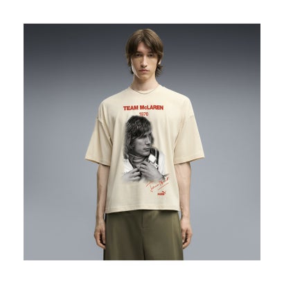 メンズ マクラーレン ジェームス ハント 半袖 Tシャツ 1 McLaren James Hunt Tee1 （Titan Black）｜詳細画像