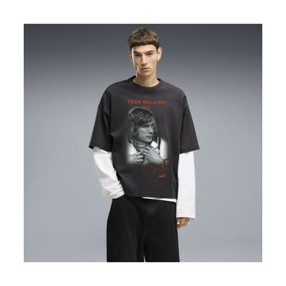 メンズ マクラーレン ジェームス ハント 半袖 Tシャツ 1 McLaren James Hunt Tee1 （Alpine Snow）｜詳細画像