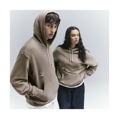メンズ マクラーレン ジェームス ハント グラフィック フーディ McLaren James Hunt Hoodie （Mouse Gray）｜詳細画像