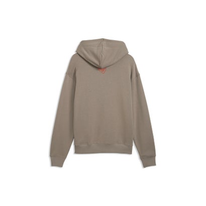 メンズ マクラーレン ジェームス ハント グラフィック フーディ McLaren James Hunt Hoodie （Mouse Gray）｜詳細画像