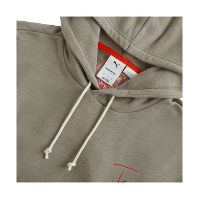 メンズ マクラーレン ジェームス ハント グラフィック フーディ McLaren James Hunt Hoodie （Mouse Gray）｜詳細画像