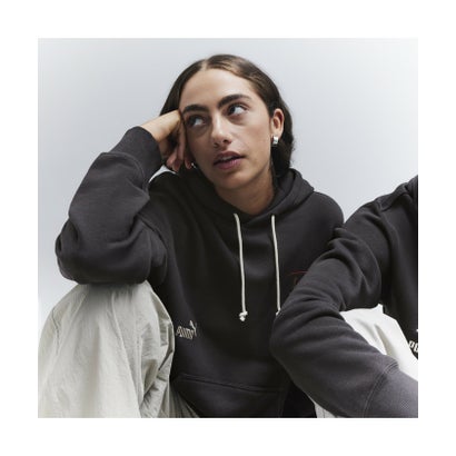 メンズ マクラーレン ジェームス ハント グラフィック フーディ McLaren James Hunt Hoodie （Mouse Gray）｜詳細画像