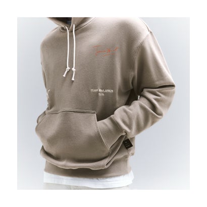 メンズ マクラーレン ジェームス ハント グラフィック フーディ McLaren James Hunt Hoodie （Titan Black）｜詳細画像