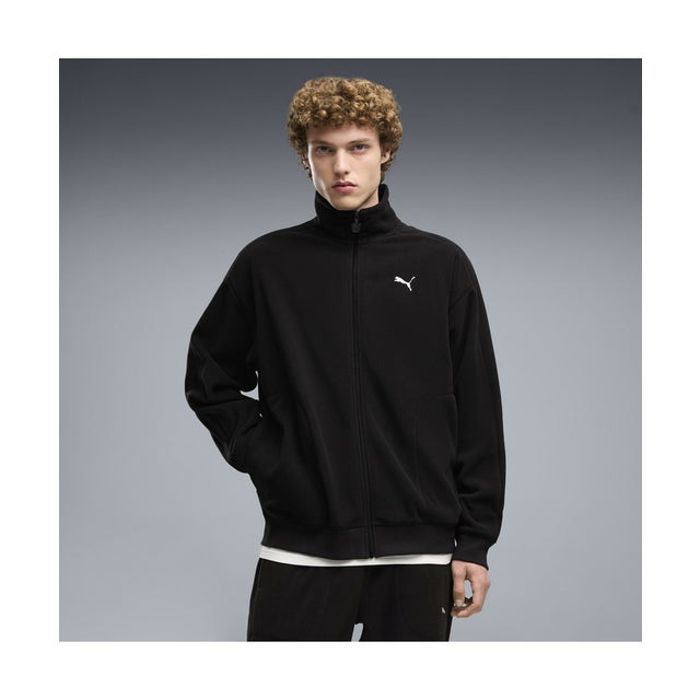 メンズ ESS エレベーテッド リラックスド ウィンタライズド トラックジャケット ESS ELEVATED Relaxed Winteri （Black）