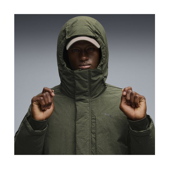 メンズ プロテクティブ フーデッド ダウン ジャケット Protective Down Parka M （Moss Veil）