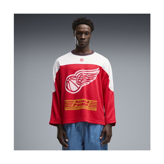 メンズ バスケットボール ART クラス メッシュ ホッケー ジャージ ART CLASS Mesh Hockey Jersey （For All Time Red）