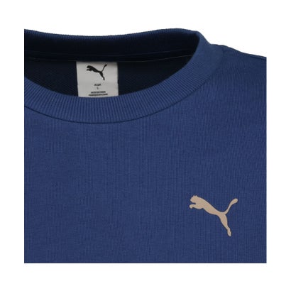 プーマ PUMA ESS ELEVATED MX グラフィッククルー メンズ トップス 長袖 トレーナー スウェット 吸水速乾 クルーネック リラックス （03 MEDIUMGRAYHEATHER）｜詳細画像