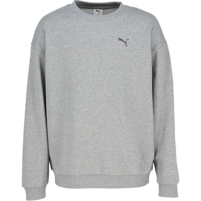 ESS ELEVATED MX グラフィッククルー メンズ トップス 長袖 トレーナー スウェット 吸水速乾 クルーネック リラックス （03 MEDIUMGRAYHEATHER）