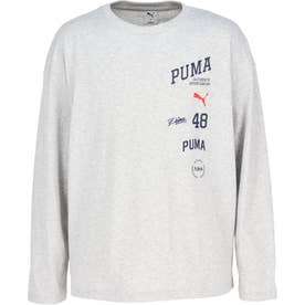 ESS ELEVATED MX ロゴ LS T シャツ  638526 （04 LIGHTGRAYHEATHER）