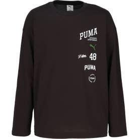 ESS ELEVATED MX ロゴ LS T シャツ  638526 （01 PUMABLACK）